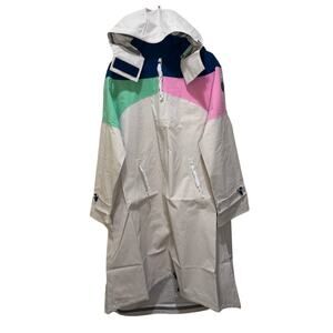 Sweaty Betty Retro Parachute Long Parka - Colorblock Size M